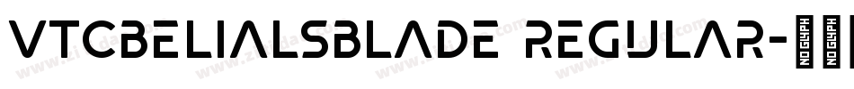 VTCBelialsBlade Regular字体转换
